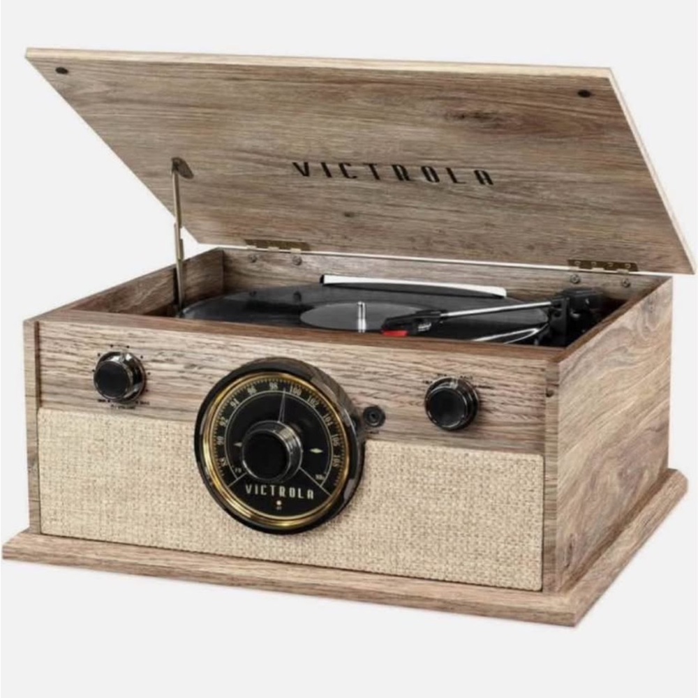 Victrola Wooden Record Player